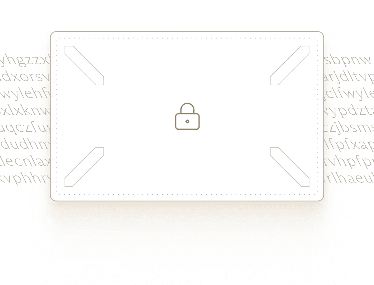 Enterprise security dashboard illustration