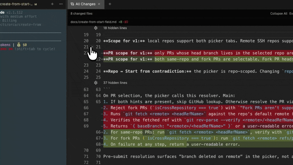 Annotate AI Diff, Linear Integration & Claude Account Switching